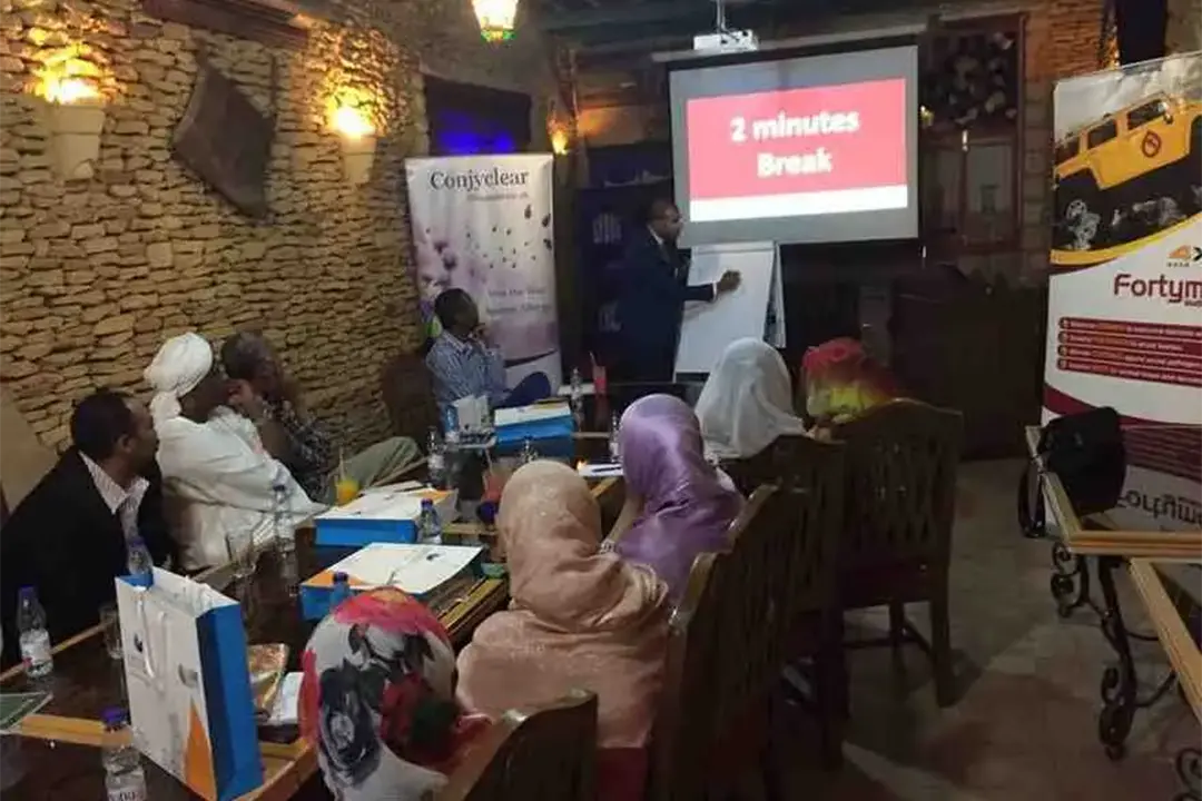 Orchidia Seminar in Al-Zarqa Eye Center in Khartoum