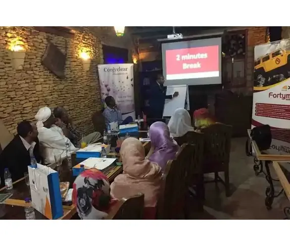 Orchidia Seminar in Al-Zarqa Eye Center in Khartoum