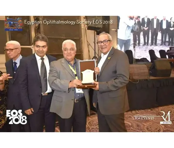 The Egyptian Ophthalmological Soceity honored Dr. Ossama Abbas